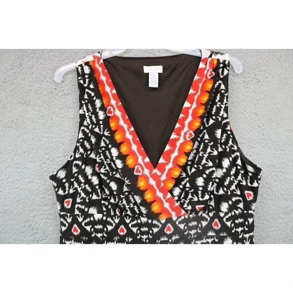 Chico's Women's Sleeveless Slinky, Silky Maxi Dress-Size 2 - Picture 3 of 6